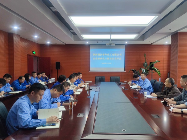 6月7日，陜西渭河彬州化工有限公司組織召開安全生產(chǎn)三級標(biāo)準(zhǔn)化自評會.jpg
